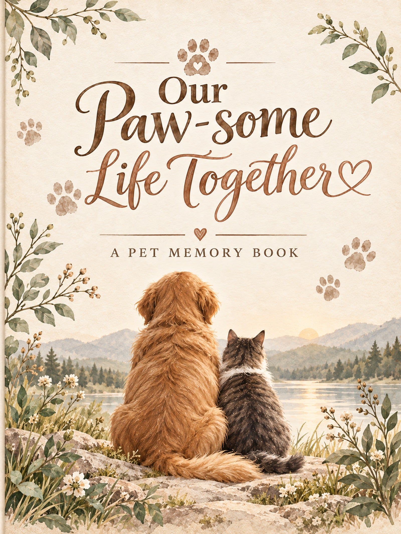 Our Paw-some Life Together: A Pet Memory Book – Rae Made Creations